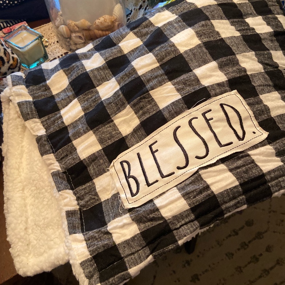 Rae Dunn throw blanket